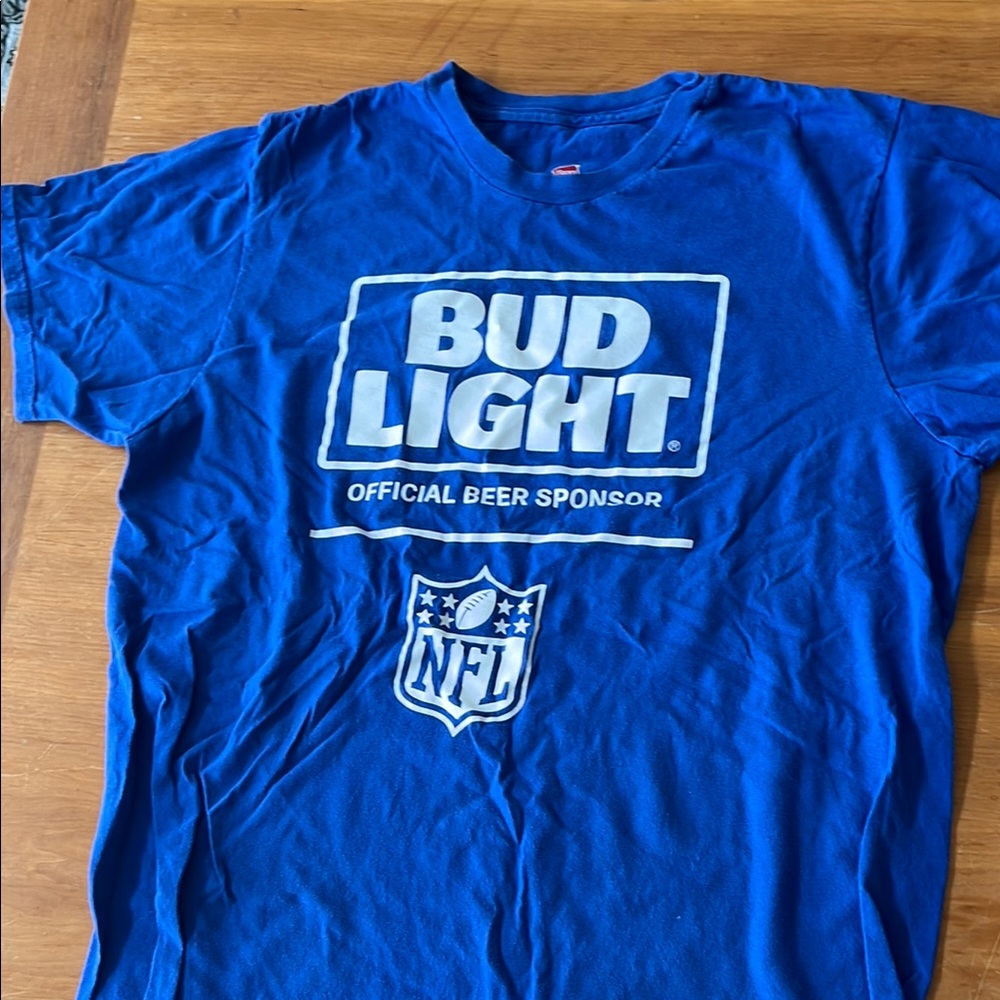Bud Light NFL Blue T-Shirt